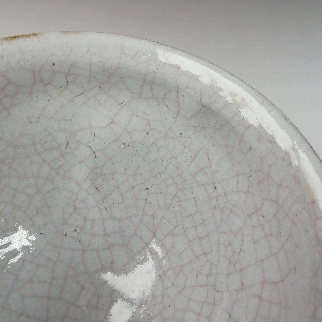 Ｔ７７９　茶碗　『白天目茶碗』『高麗陶房　宮岡英夫』　共箱　抹茶碗　茶道具