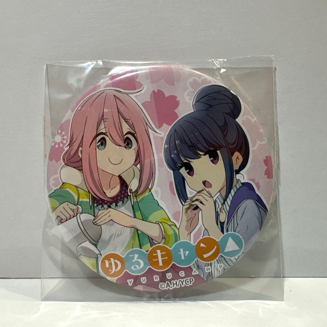 ゆるキャン　anime Japan 2019 缶バッジ 各務原なでしこ　志麻リン
