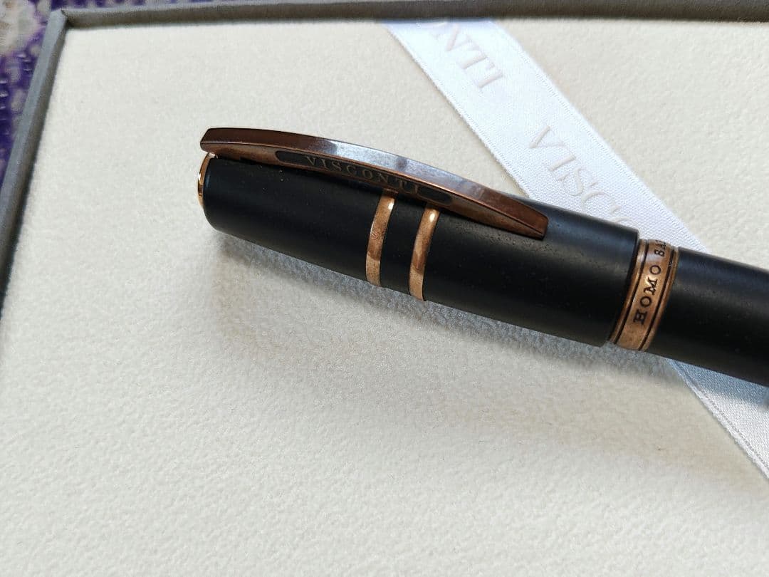 パラジウムニブVISCONTI ホモサピエンス　オーバーサイズ　ブロンズ　万年筆