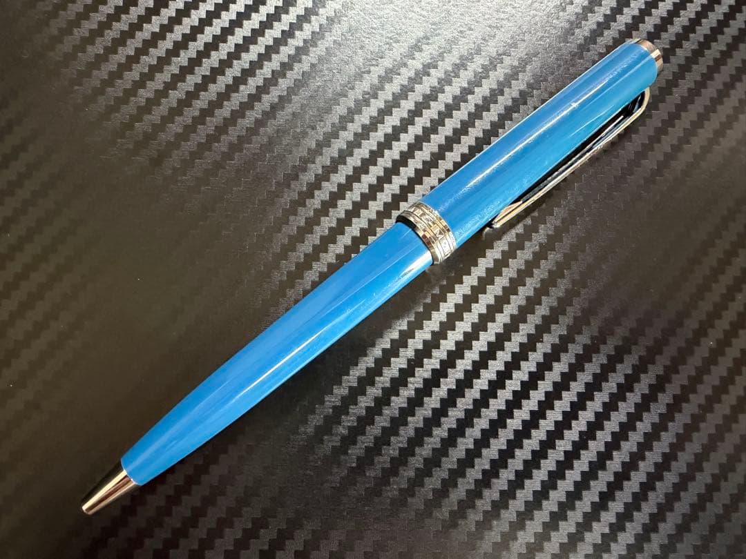 未使用に近い モンブラン PIX ボールペン ペトロールブルー