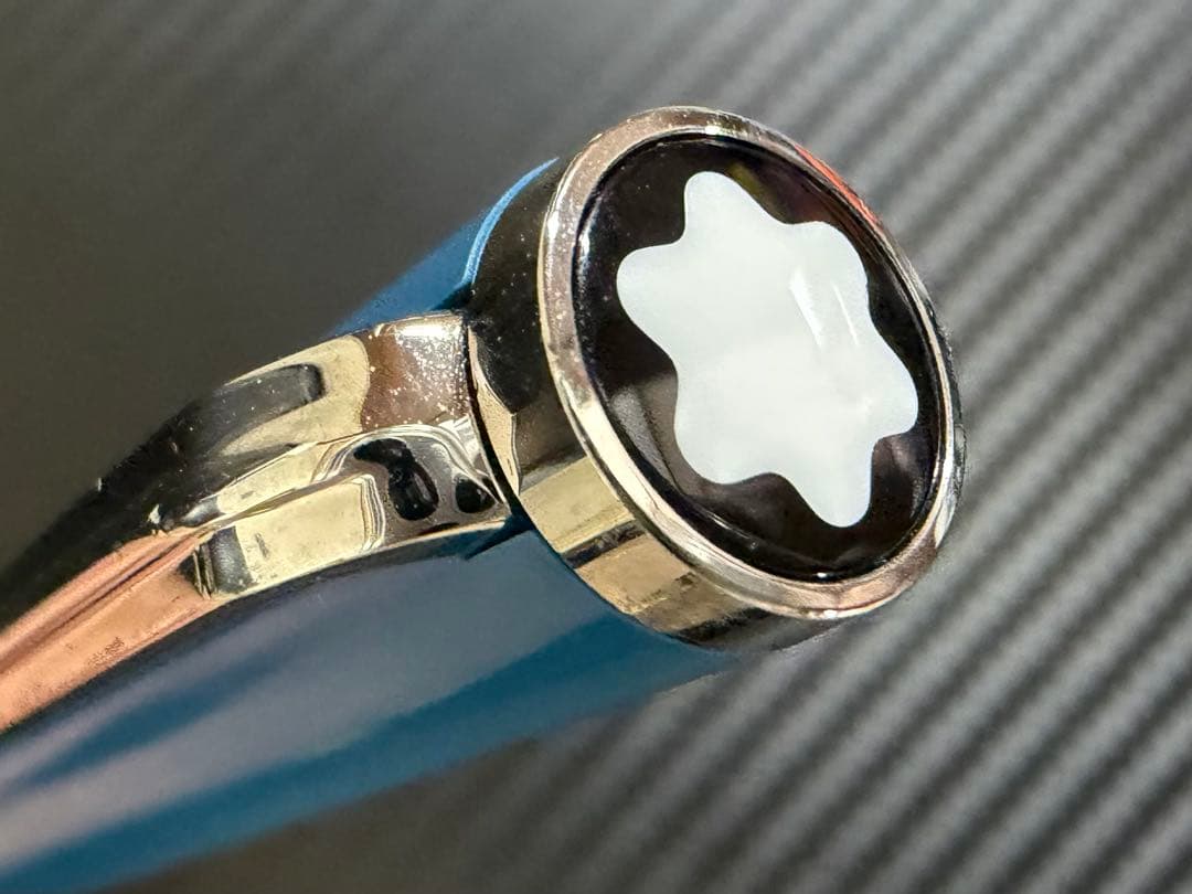 未使用に近い モンブラン PIX ボールペン ペトロールブルー