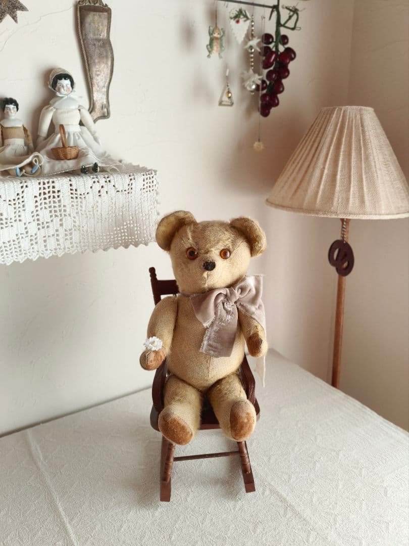 * antique bear ୨୧ .·*° オレンジの瞳が可愛い クマさん