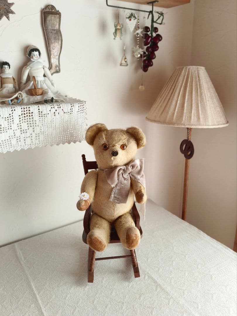 * antique bear ୨୧ .·*° オレンジの瞳が可愛い クマさん
