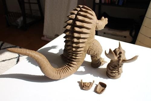 怪獣フィギュア ビリケン商会 バラゴン 未彩色組立キット