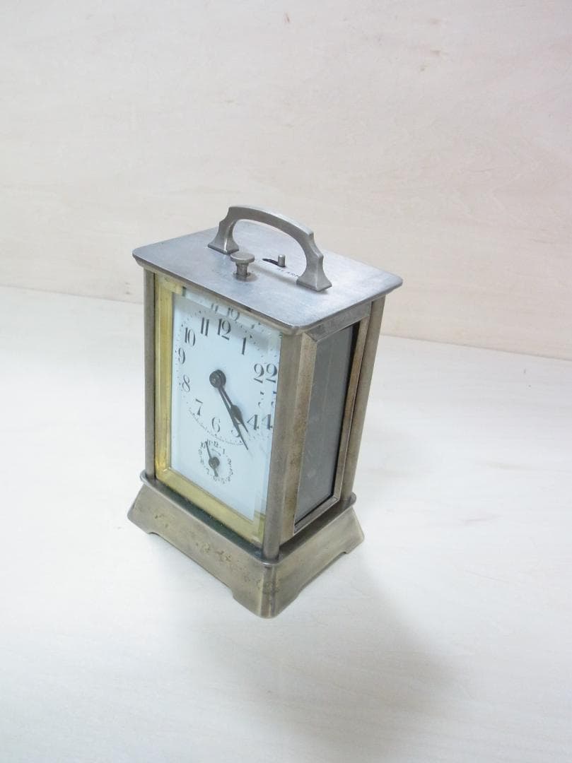 精工舎　機械式置時計　呼鈴付目覚　大正時代　稼働品