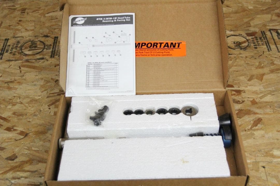 PARKTOOL ヘッドチューブリーマ+センタリングコーンアダプター 送料無料