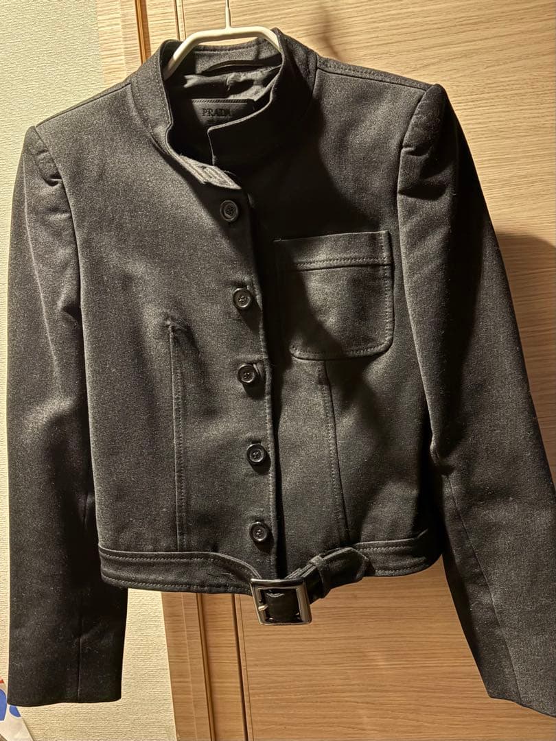プラダ ナイロン ライダース ジャケット ブラック 38