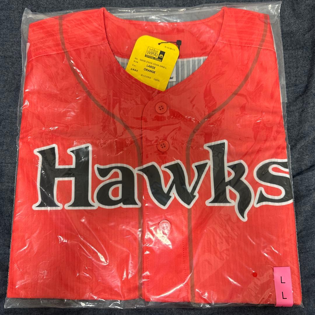 Hawks ユニフォーム Lサイズ ホークス　鷹ジャン　新品　未開封