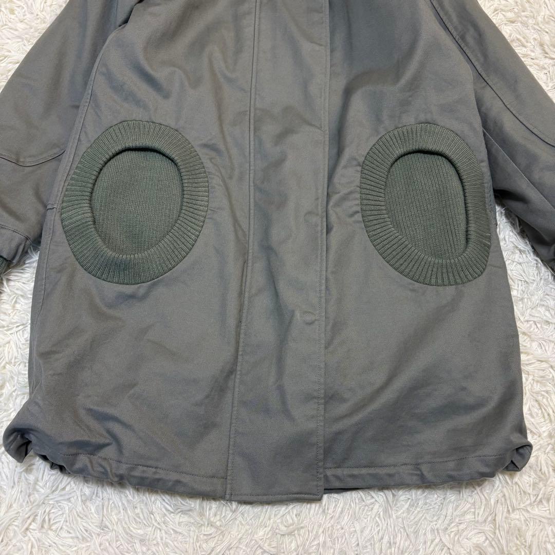 K様ツモリチサト アマモール 中綿ライナー付きモッズコート ファー着脱可 M