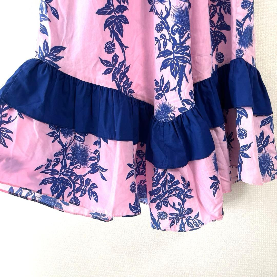 【ヴィンテージ】ハワイアンドレス　ムームー　made in Hawaii USA