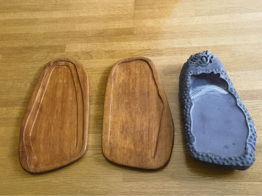 端渓硯　特大　長36cm