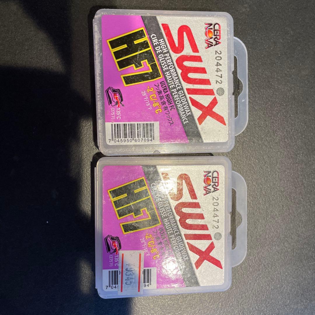 クロスカントリーワックス　SWIXHF7 フッ素入り