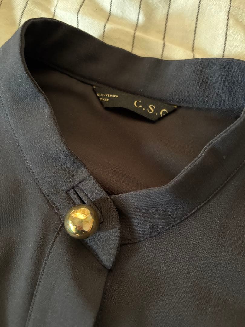 【美品】Curensology スフィアボタンブラウス