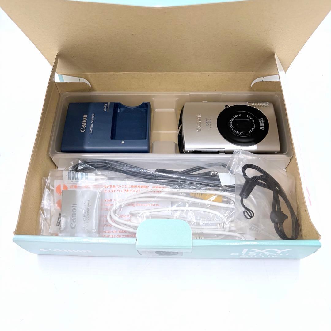 【極美品】Canon IXY DIGITAL 910IS シルバー コンデジ