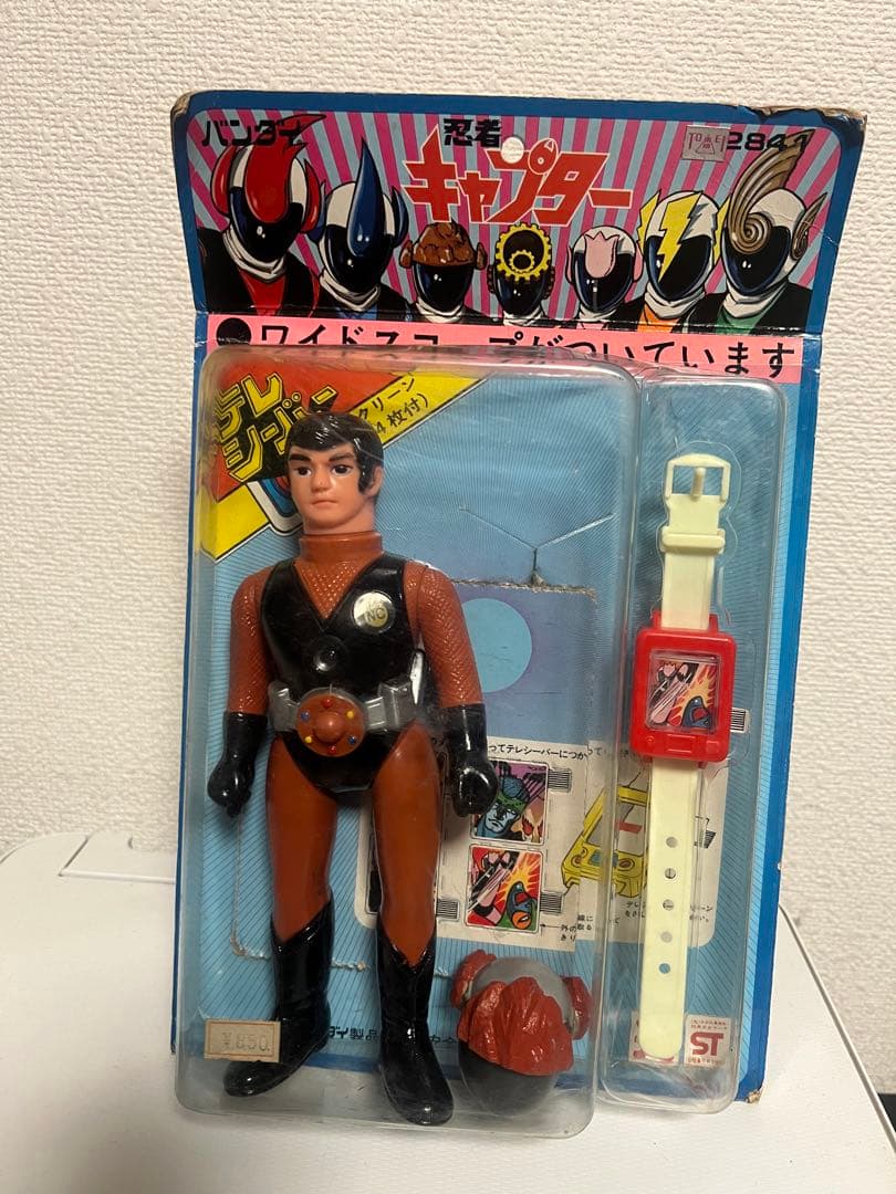 当時物　忍者キャプター土忍ほぼ未使用　旧バンダイ　ポピー　マルサン　ブルマァク