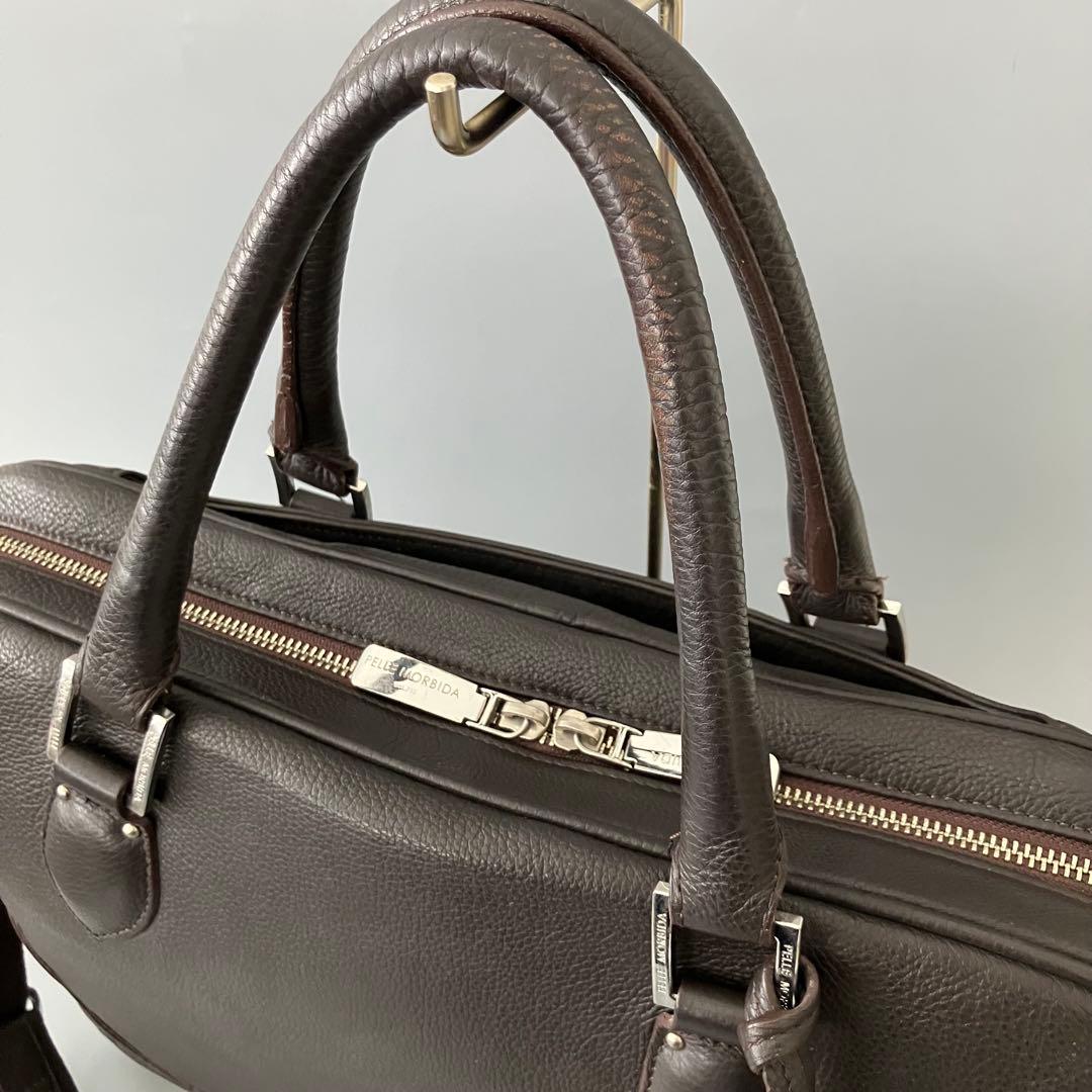 ペッレモルビダ 2way レザー ビジネスバッグ/ブリーフケース/A4対応