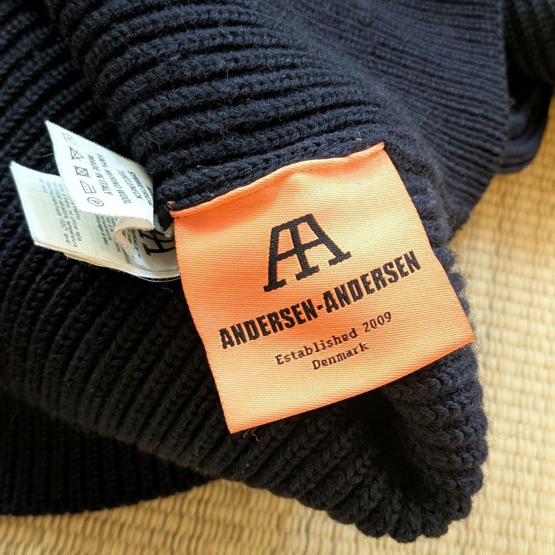 アンデルセンアンデルセン ニット 5ゲージ ブラック Mサイズ