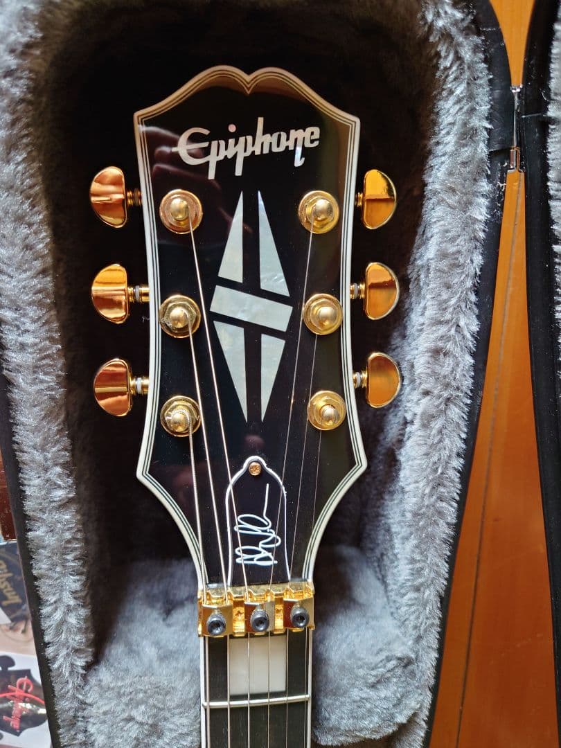 エピフォン レスポールカスタム Alex Lifeson Axcess