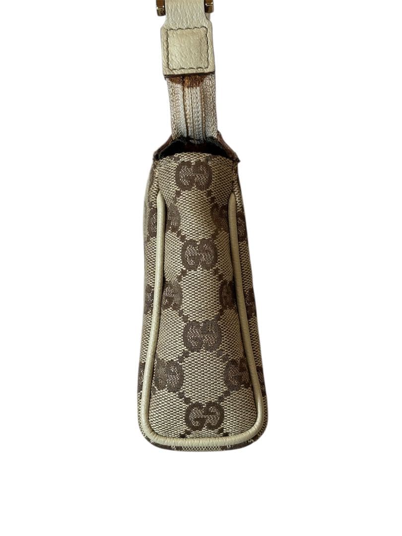 GUCCI ベージュ GGキャンバス ハンドバッグ ビンテージ　145750