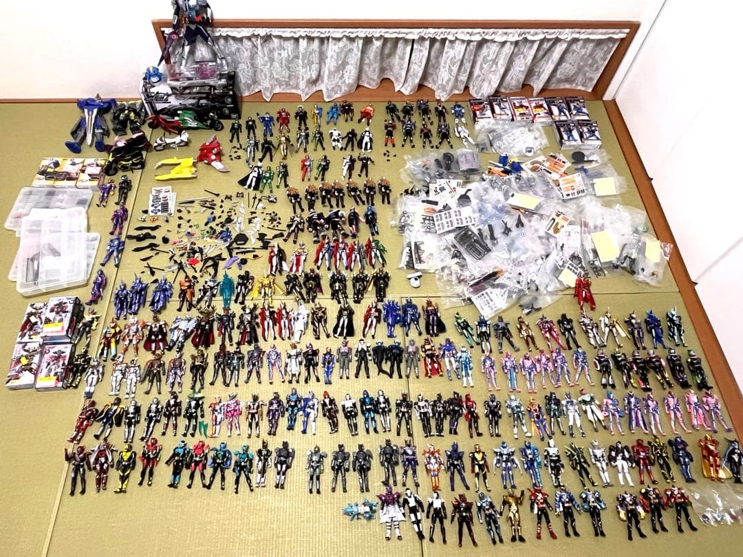 限定品あり！shodo装動210体以上&バイク、ロボ、トライドロン！超究極セット