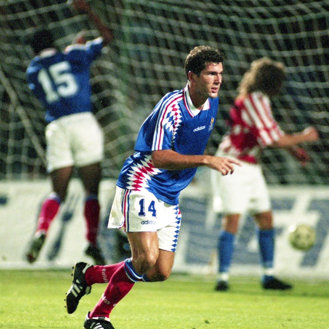 【ジダン代表デビュー１４番モデル】ジダン ＃１４ フランス代表 １９９４（H）