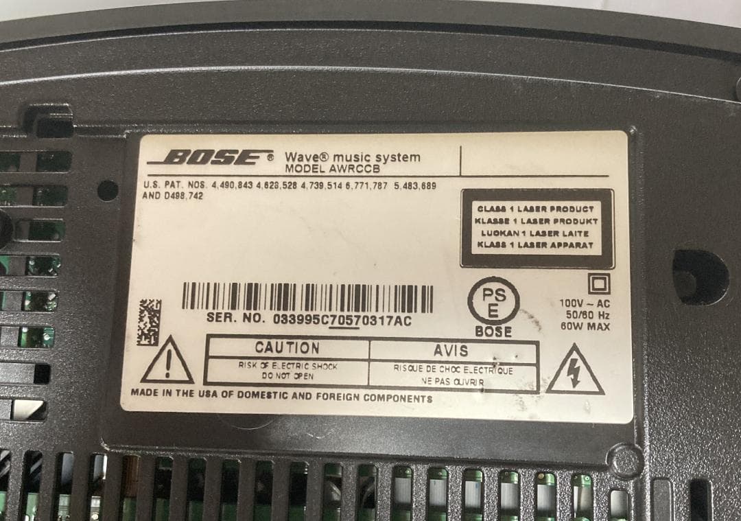 Bose Wave music system AWRCCB 完動品 OH品 良好