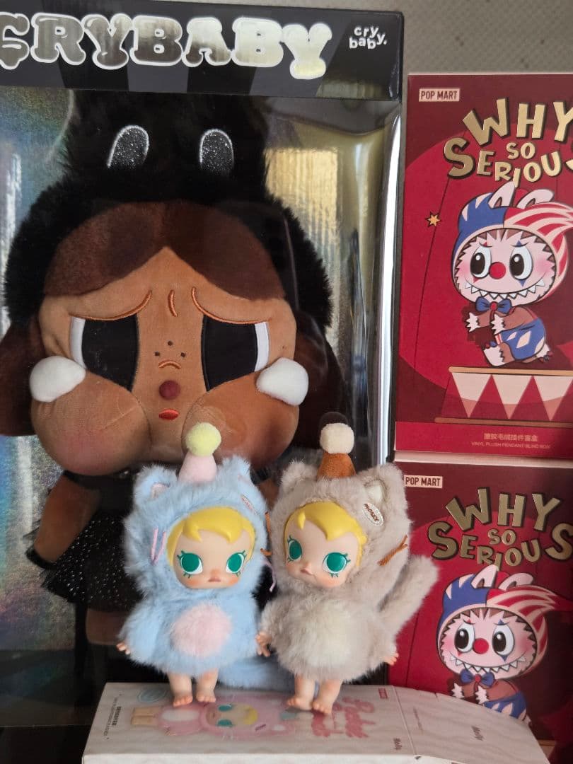 ポップマートぬいぐるみまとめ売り5点CRYBABY• MOLLY•SERIOUS