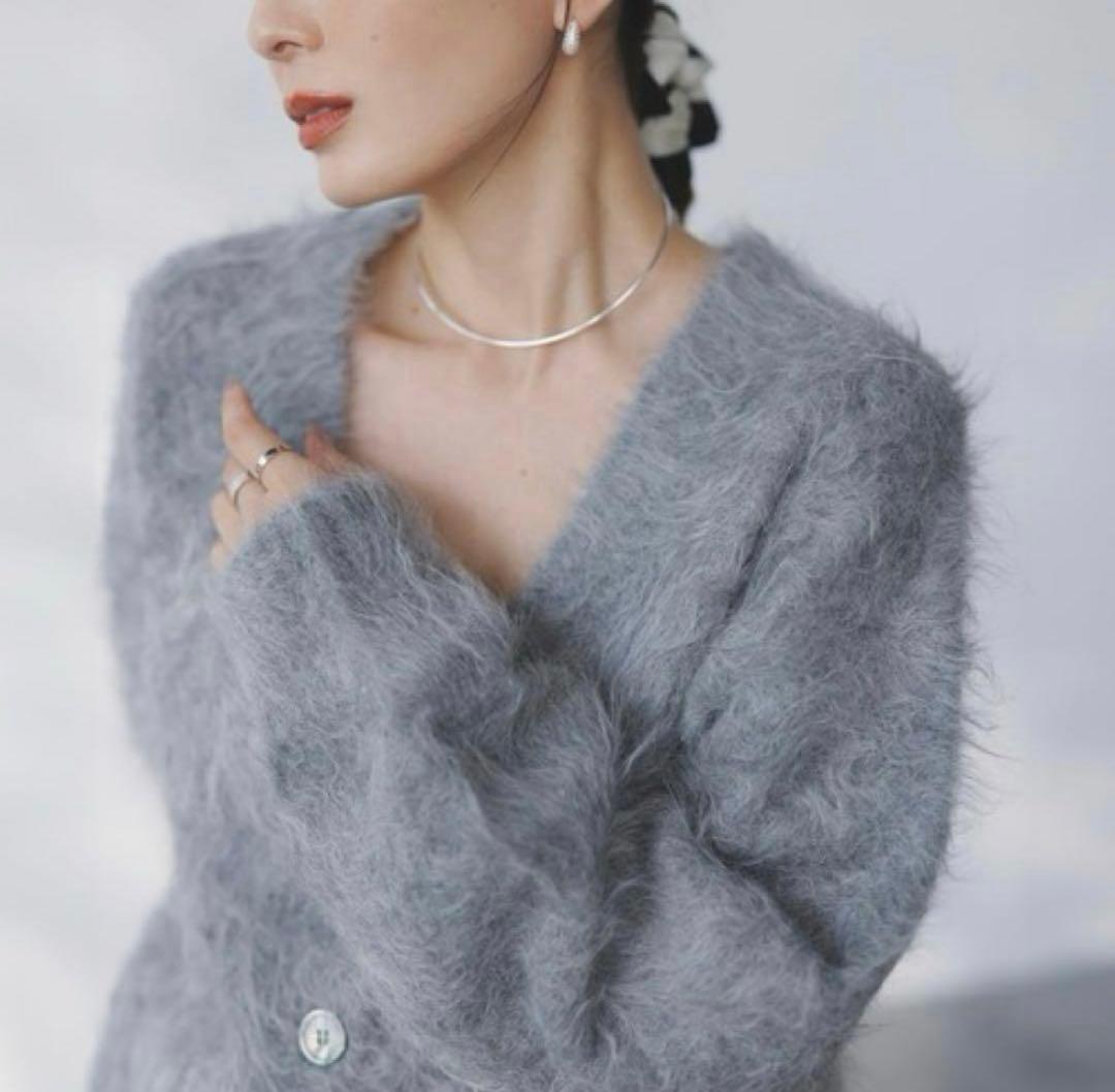 アニュアンス■anuans■スーリーアルパカニットカーディガン