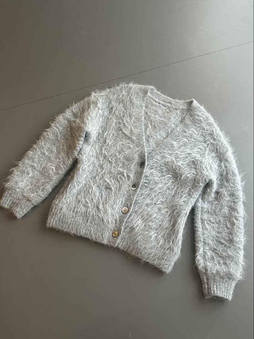 アニュアンス■anuans■スーリーアルパカニットカーディガン