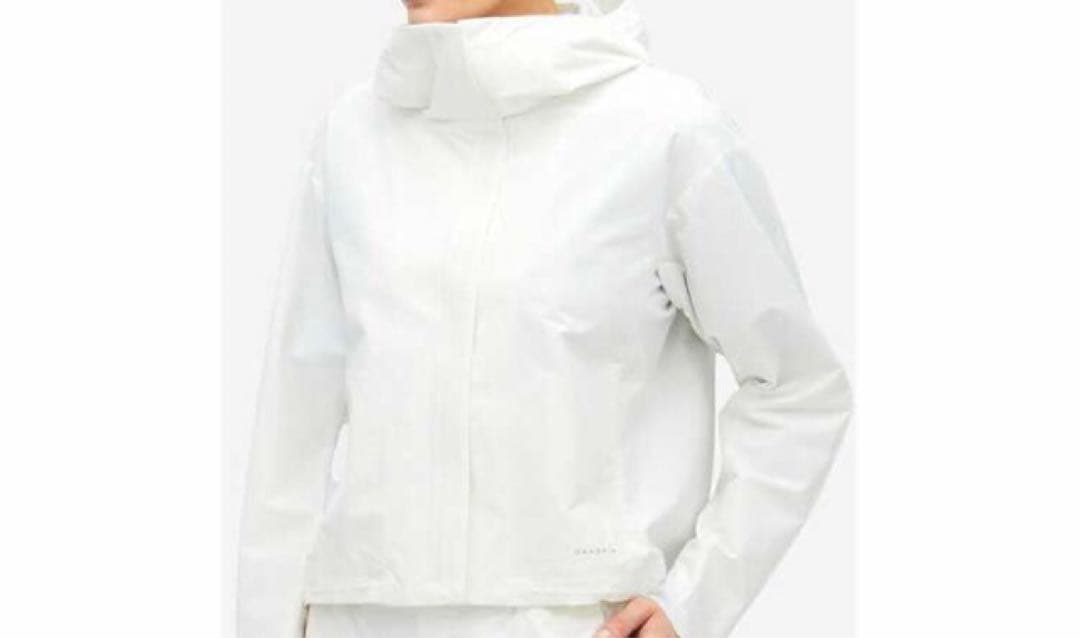 danskin STRETCH DOUBLE WEAVE JACKET ホワイト