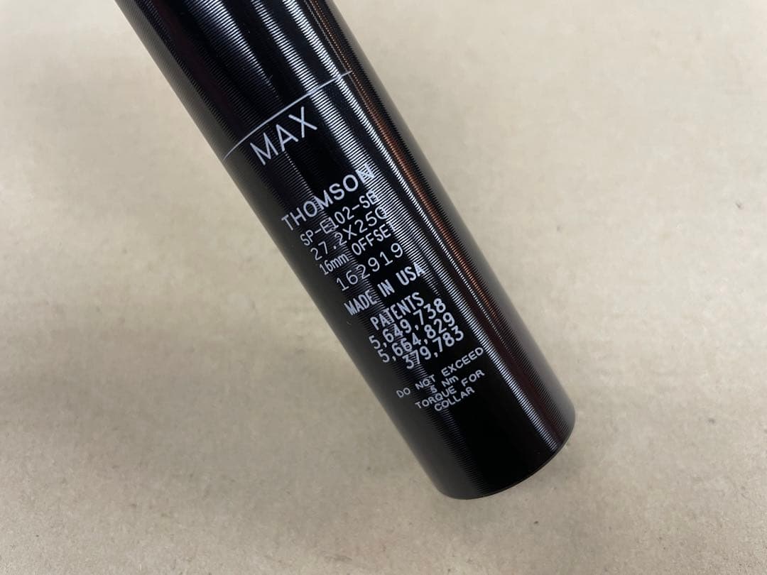 THOMSON Elite シートポスト 27.2mm セットバック トムソン