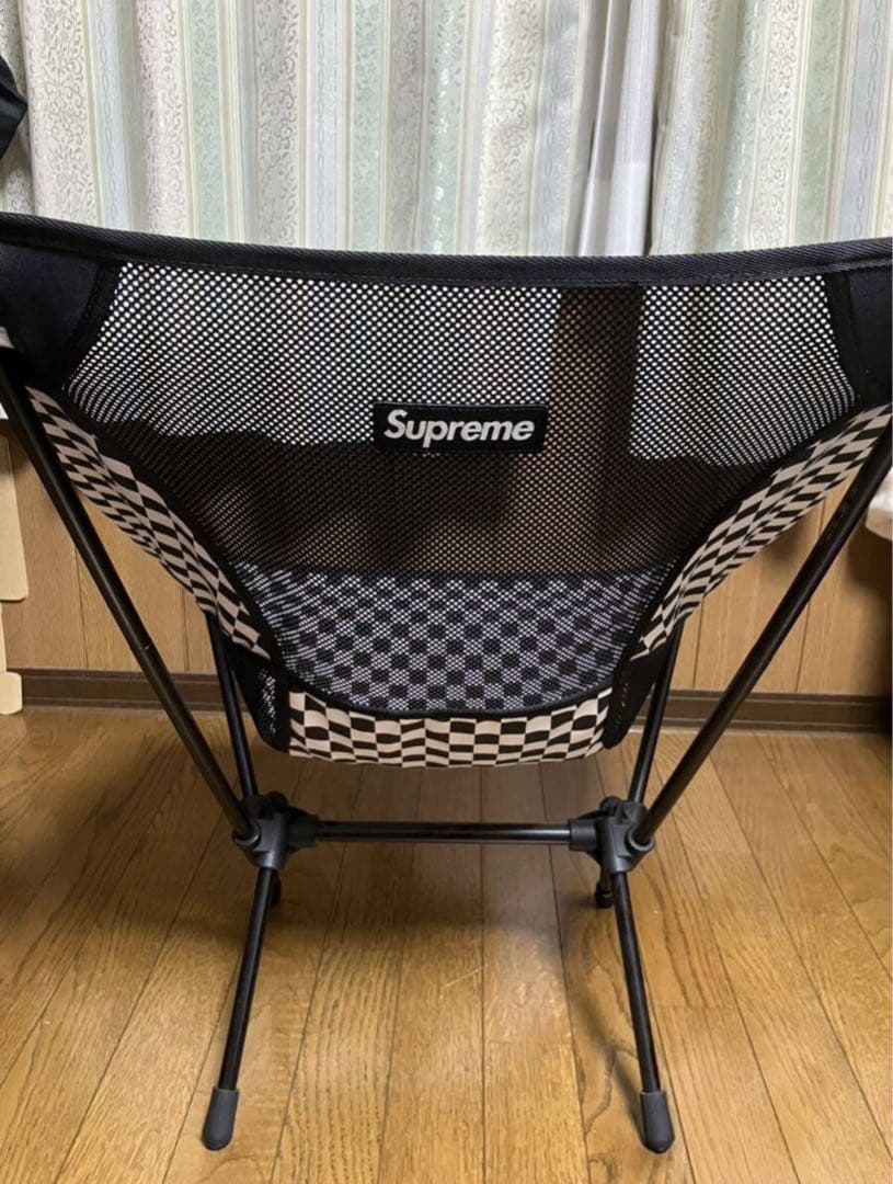 Supreme チェッカーパターン アウトドアチェア