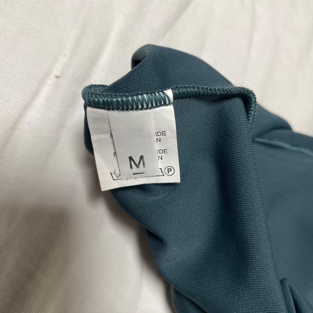 デラノミラノダークグリーン刺繍入りレオタード