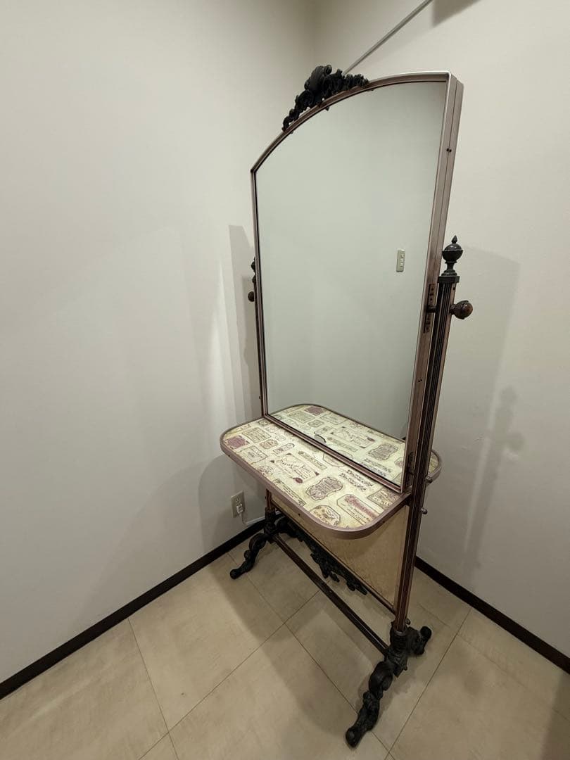 美容室用、両面自立式セット面　アンティーク