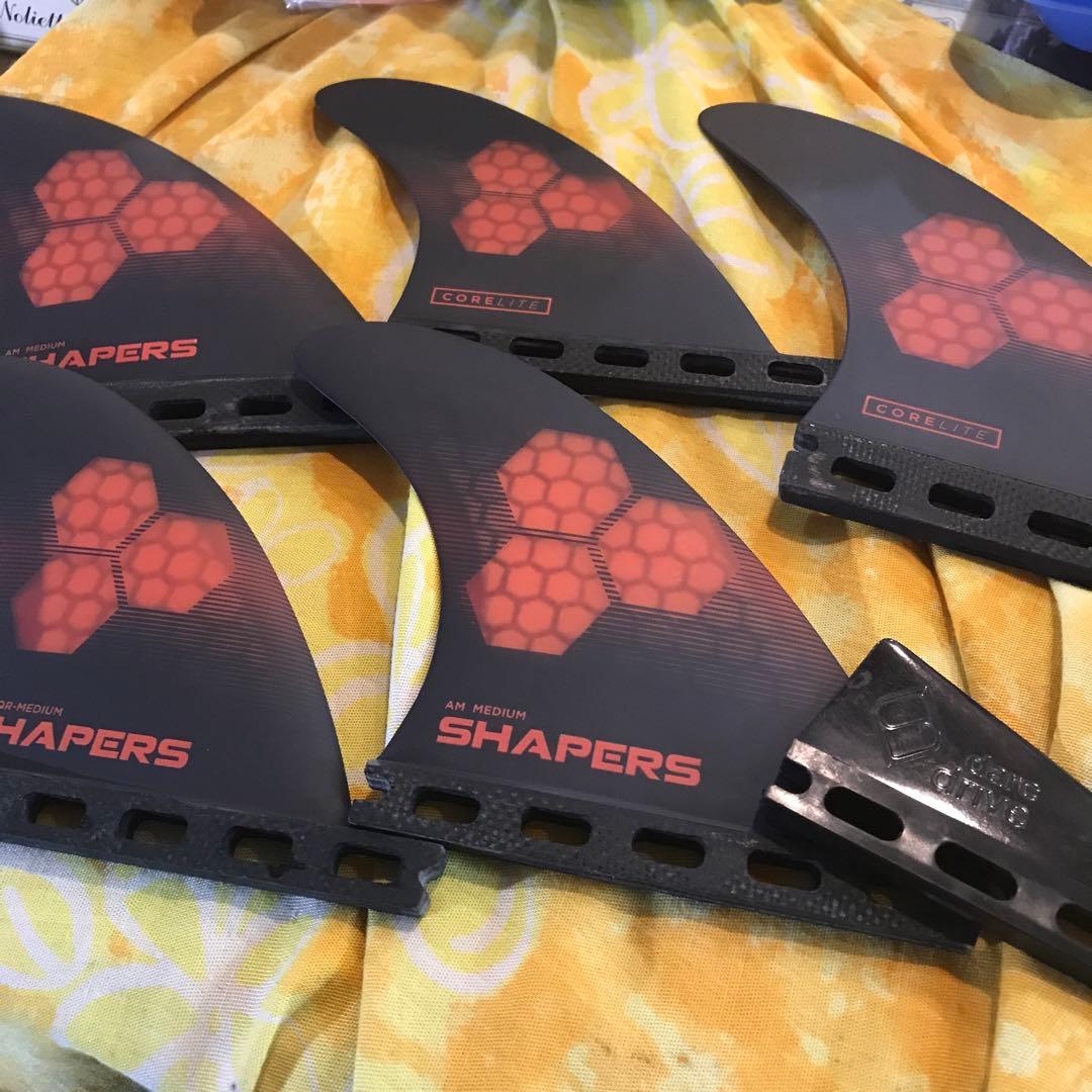 サーフィン・ボディボード SHAPERS FIN AM1 5FIN CORE LITE
