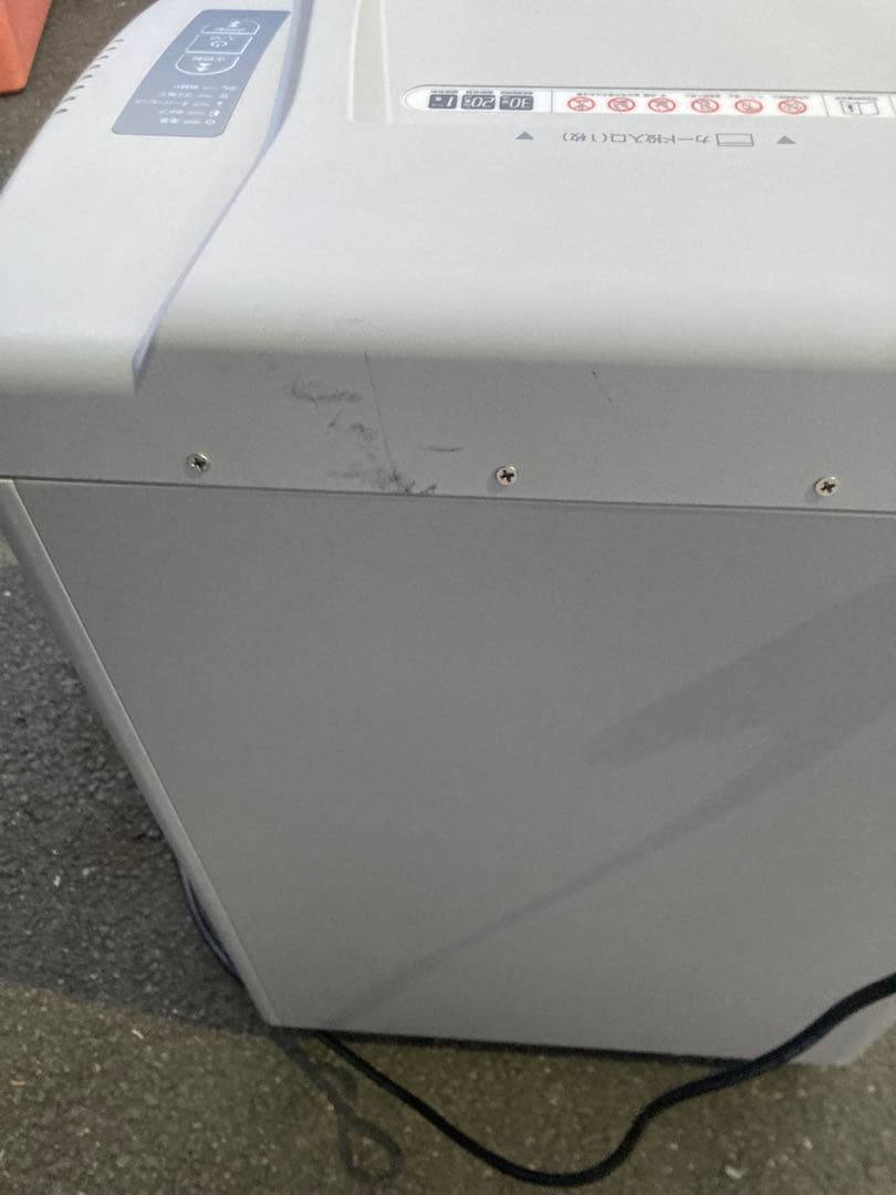 【美品】サンワダイレクト　業務用　クロスカットシュレッダー　400-PSD029