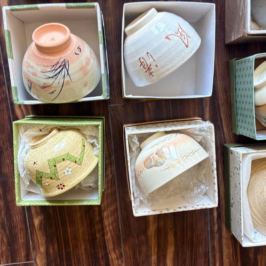 茶碗 抹茶碗 まとめて 10点 茶道具 陶器 いろいろ まとめて