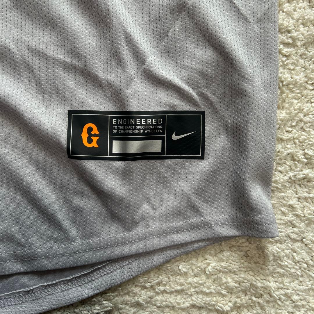Nike ユニフォーム 読売ジャイアンツ 吉川尚輝　グレー　XLサイズ