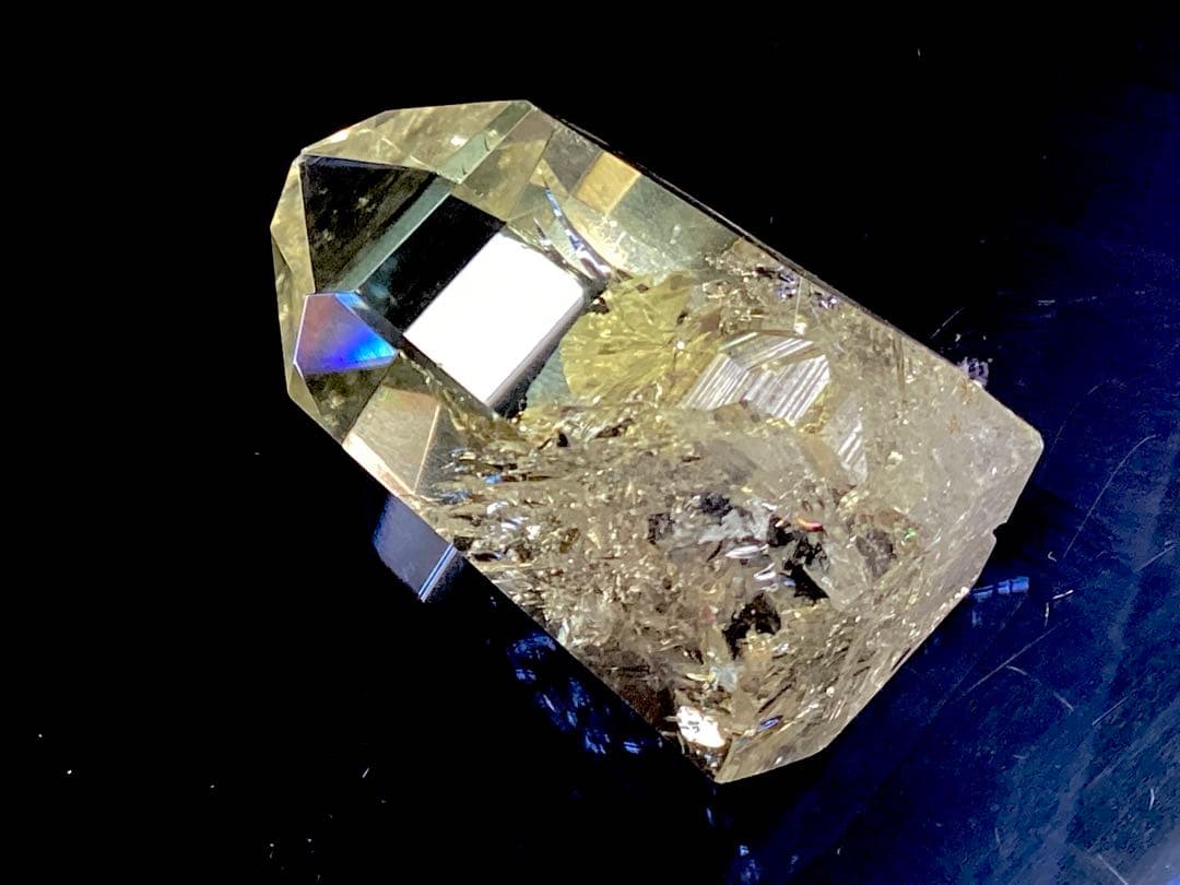 ✳最強の風水**ガネーシュヒマール水晶＆レモン水晶　お守り*守護石　鑑別書付‼️