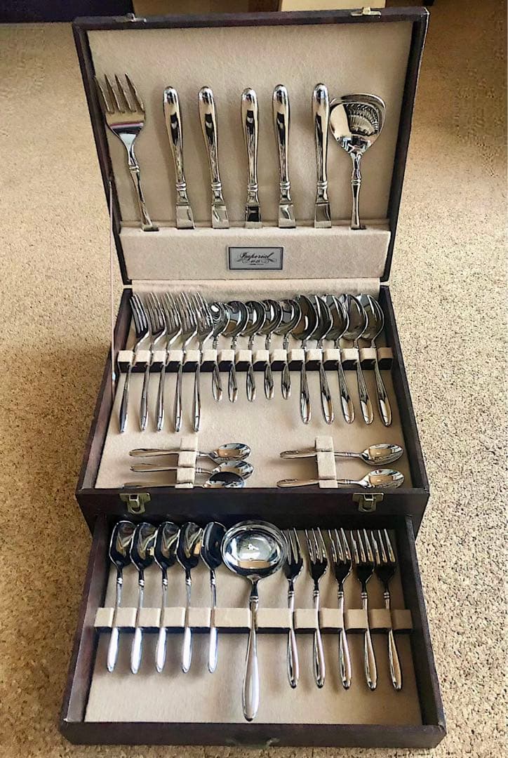 AZUMA アズマ インペリアル ステンレス製カトラリー38本セット 18-18