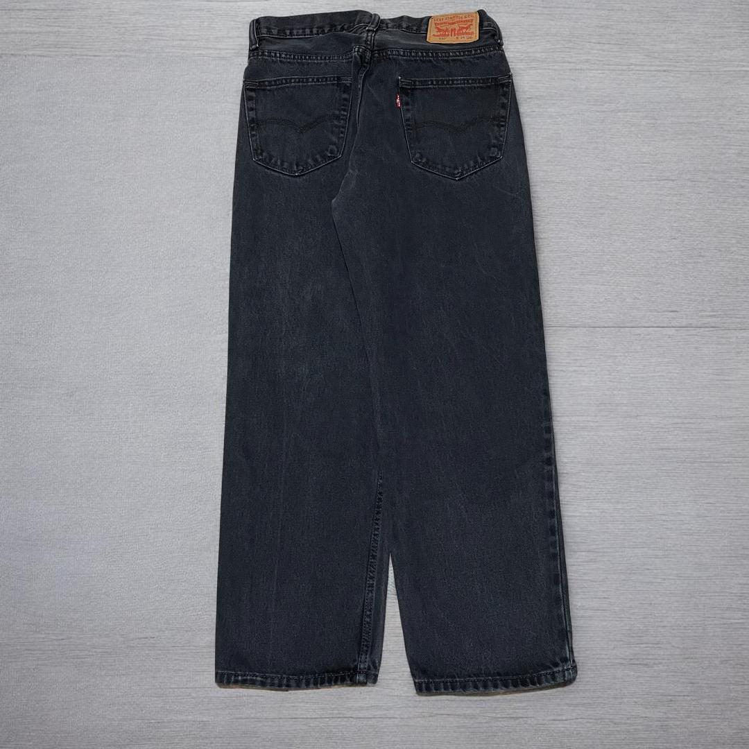 リーバイス 550 w34 l30 ブラックデニム 古着 ジーンズ levi's