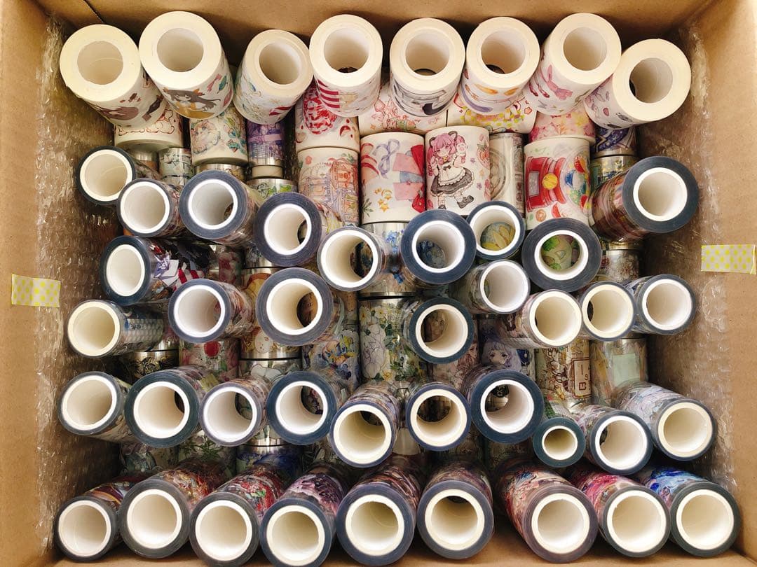 ★ちょまちゃん★【海外マステ 132巻】 大量 コラージュ 人物マステ