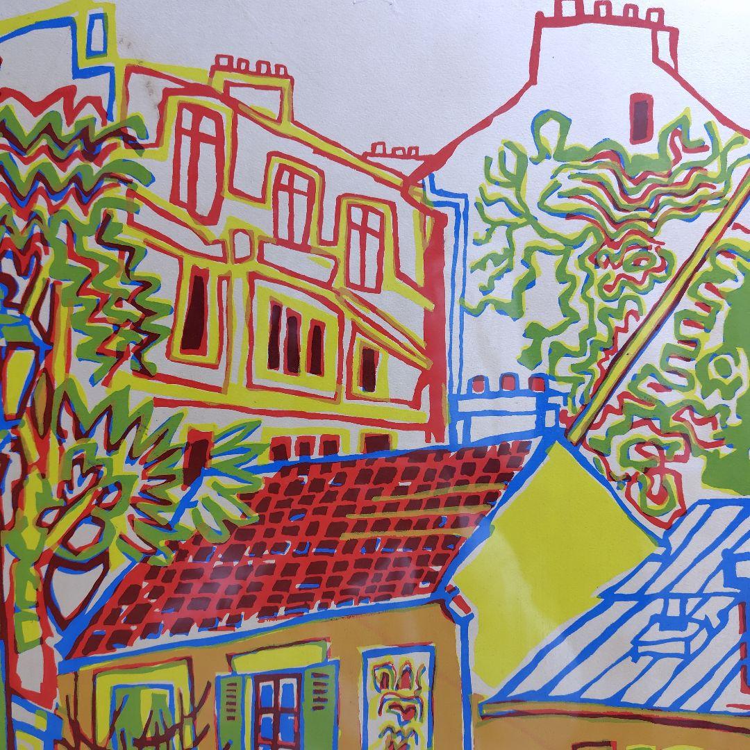 リトグラフ ガブリエル・パリス／ラパン・アジル サイン入り 限定75