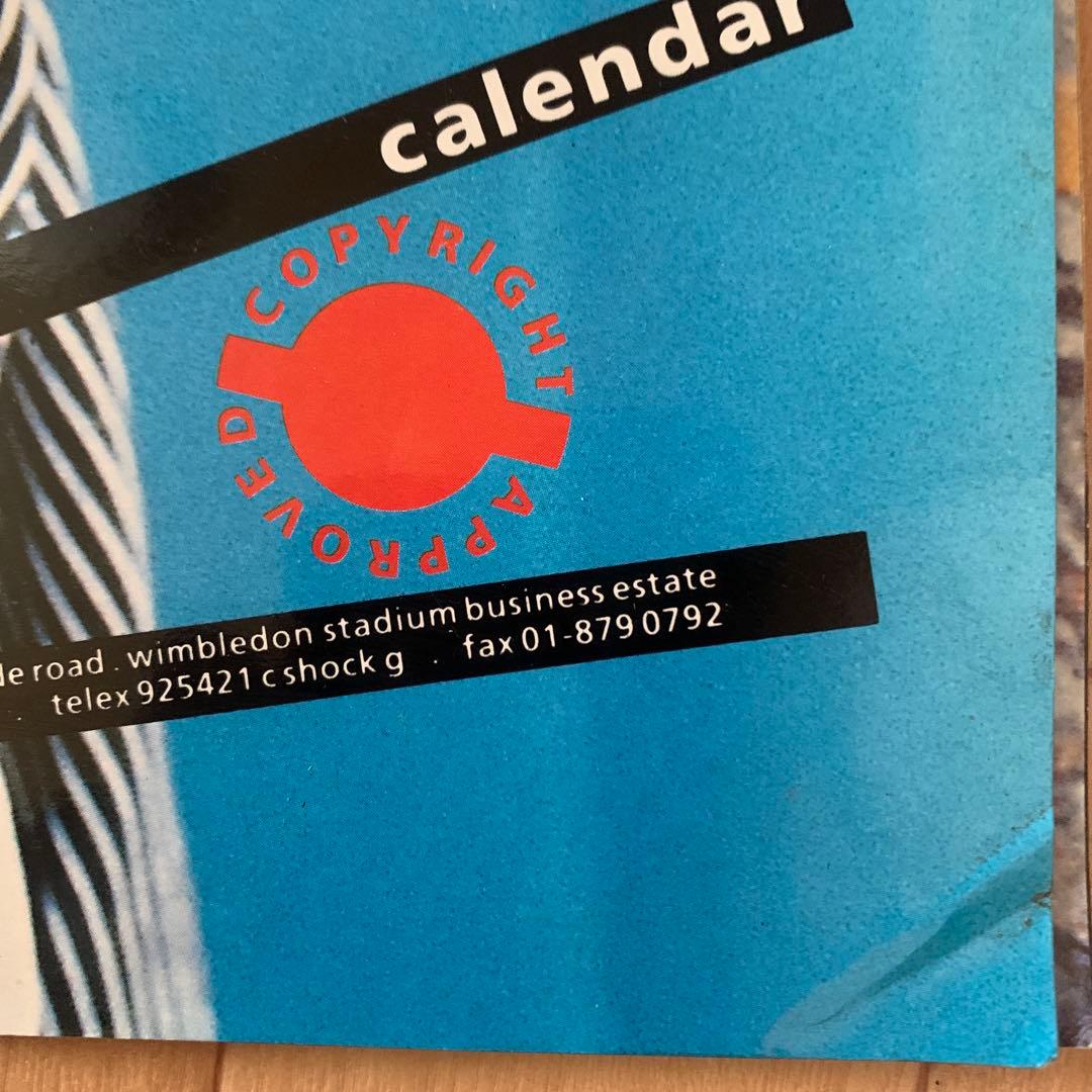 SEX PISTOLS 1989年カレンダー　輸入物　セックス・ピストルズ