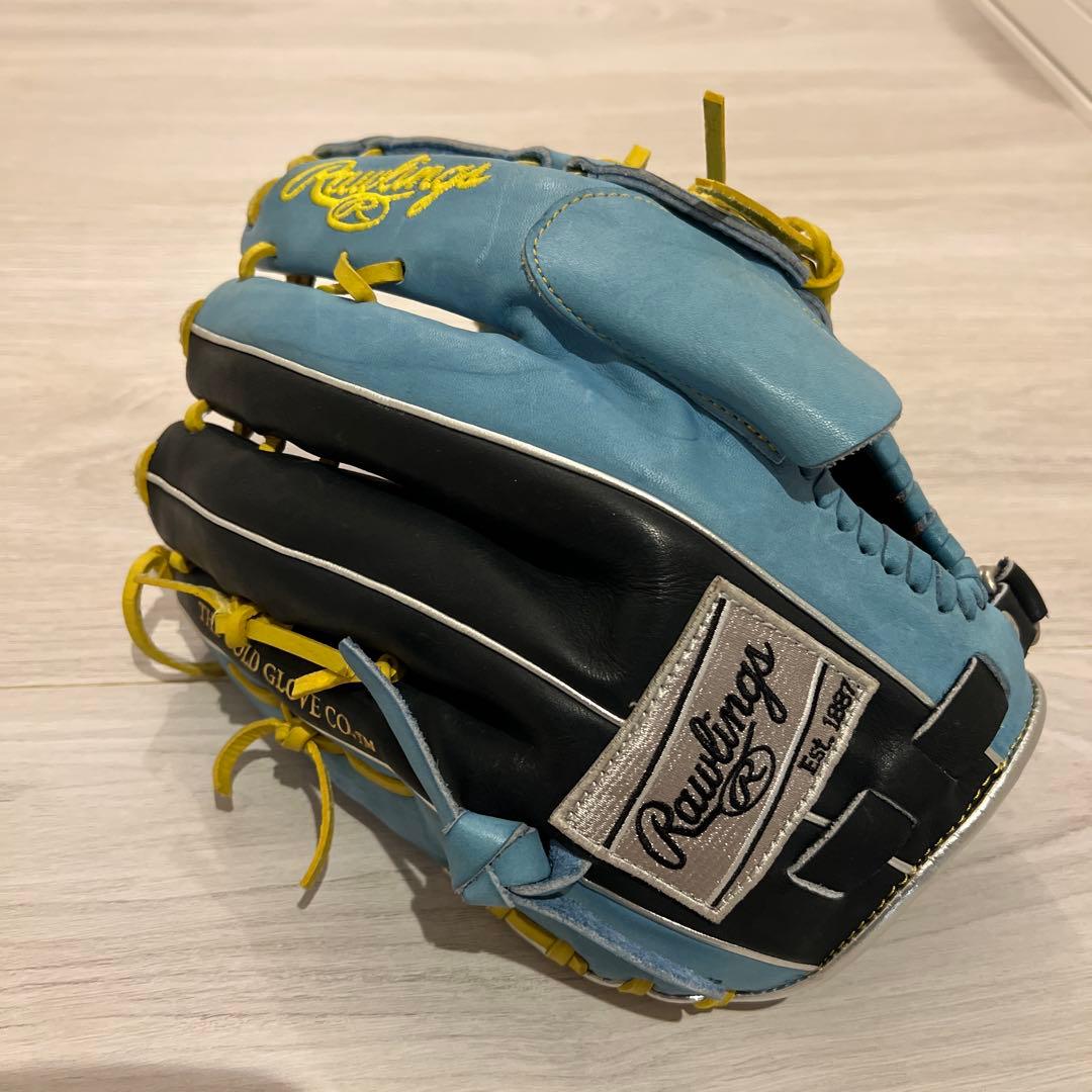 Rawlings 野球グローブ 水色/黒