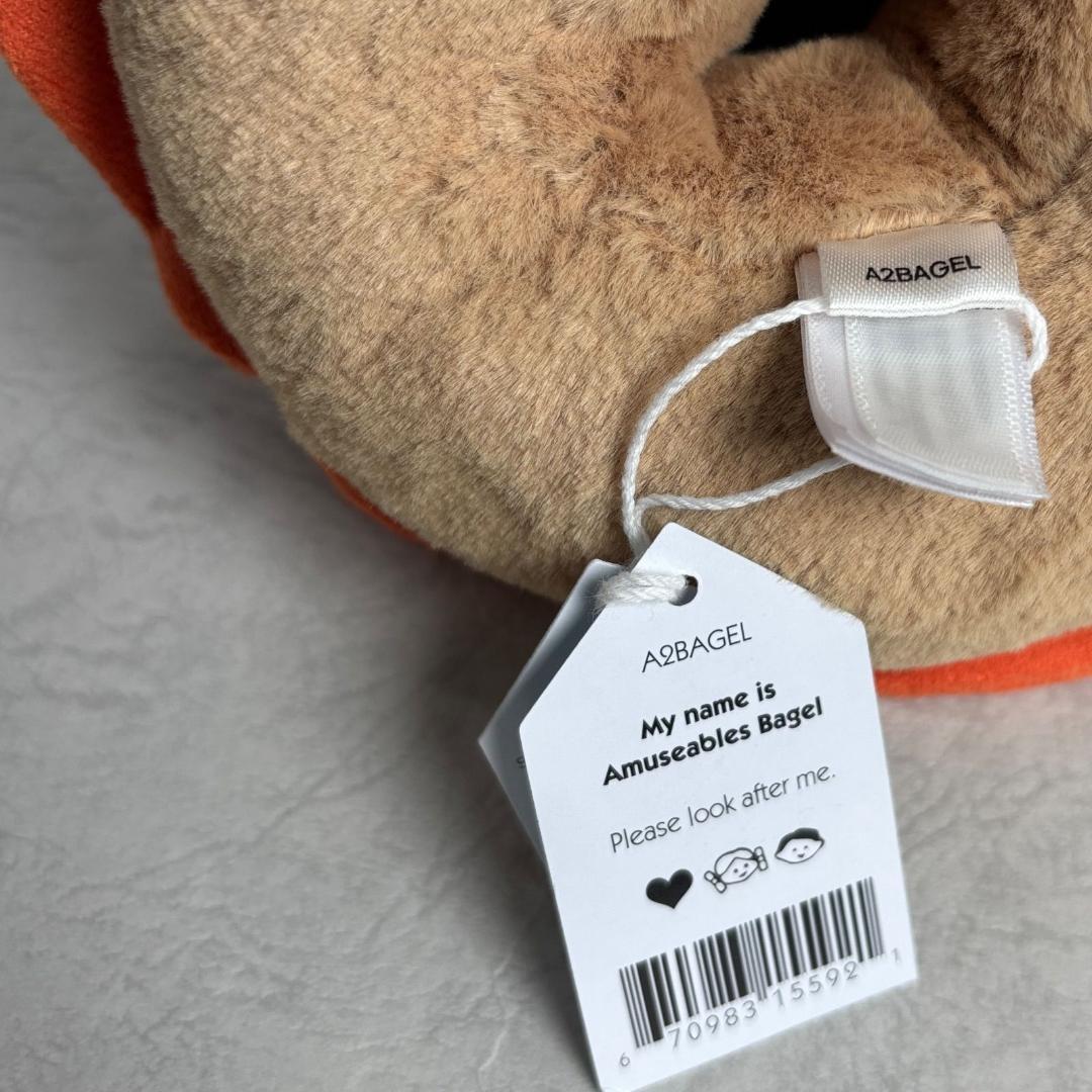 新品　ジェリーキャット べーグル　パン　ベーグルサンド　ぬいぐるみ　袋付き