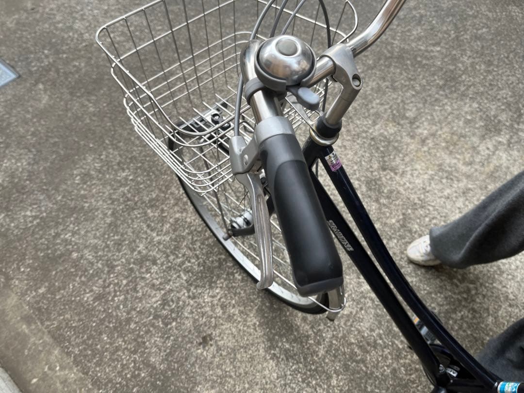 あさひ シティサイクル 前カゴ付／自動点灯ライト・防犯ワイヤー付【国分寺 引取】