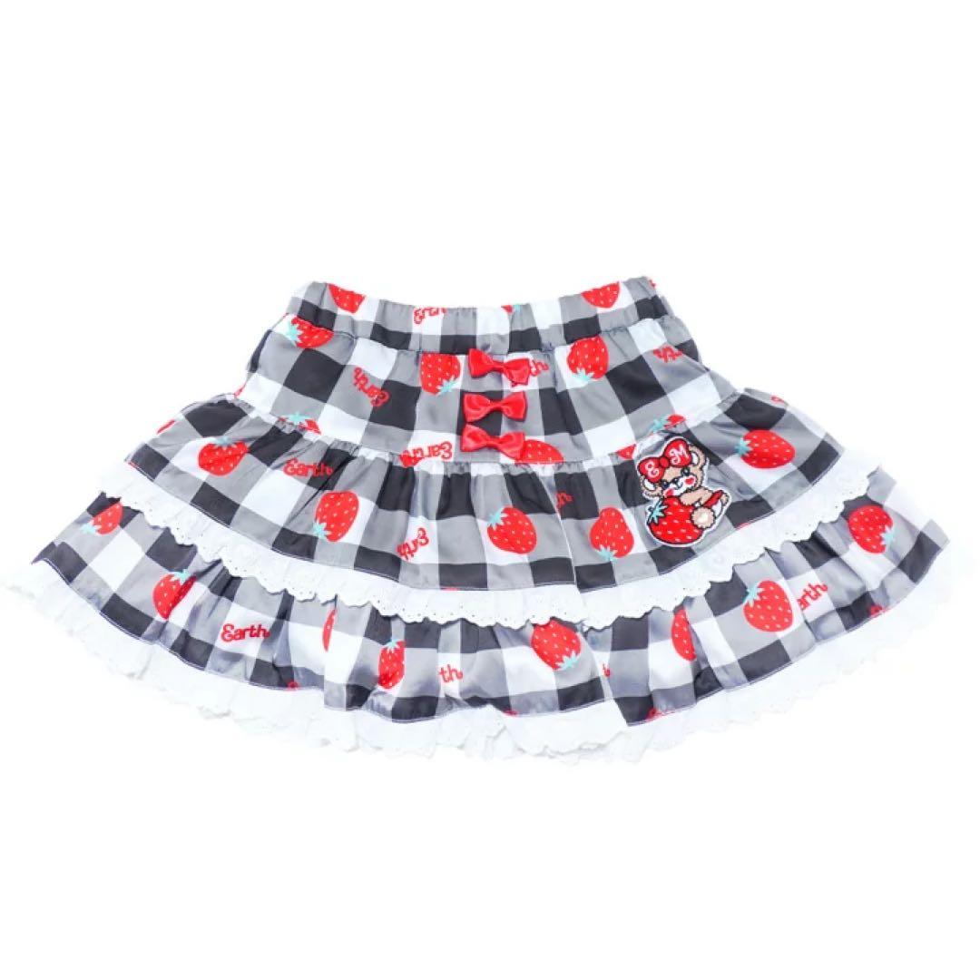 アースマジック Tシャツ・いちごスカート・テレコ・ソックス・シュシュ 140