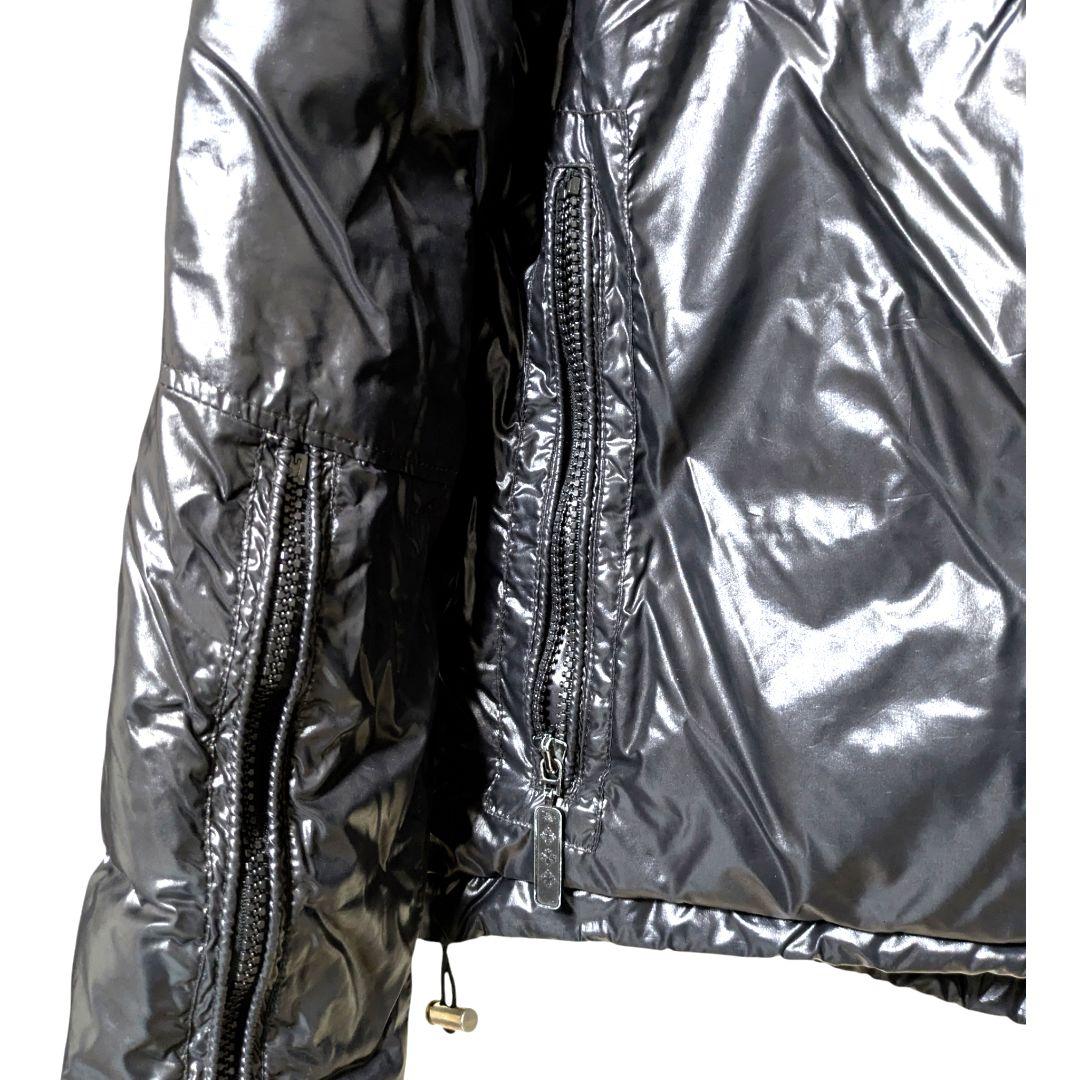 TATRAS フード付きダウンジャケット ブラック/ブルー