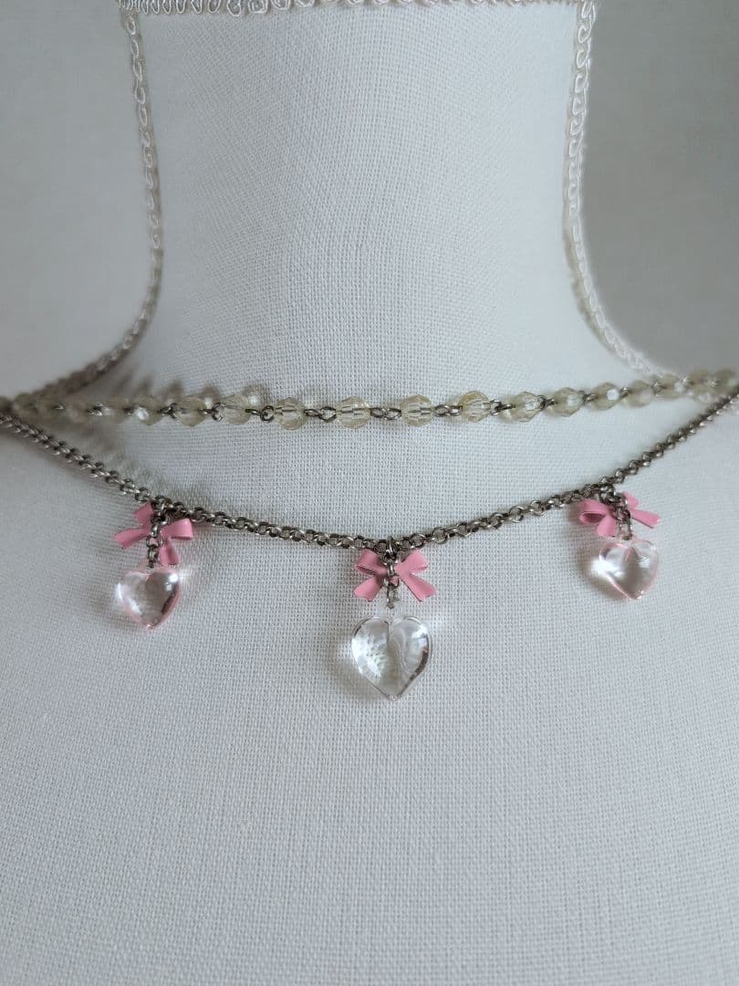 希少♡LIZ LISA♡リズリサ キャミソール ピンクハート チャーム付 旧タグ